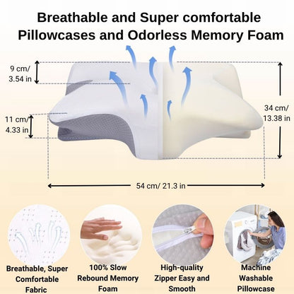 Ergonomic Orthopedic Support Pillow